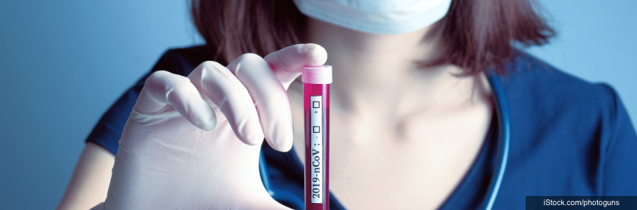 Nurse with Blood Sample